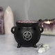 image 2 of Something Different Pentagram Incense Cone Holder - Black/Silver - One Size