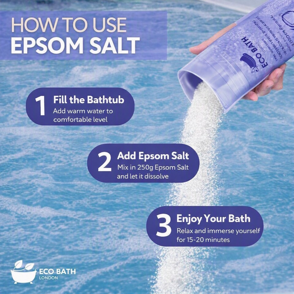 image 1 of Derma Epsom Salt Bath Soak Gift Tube