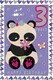 image 1 of 3rd Birthday Card for Girl with Cute Panda & Foil Three Year Old Age 3 Card