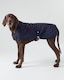image 2 of Navy Quilted Dog Jacket