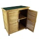 image 3 of Wooden Garden Shed Outdoor Store Cupboard Tool Storage Lawn Mower Wood Cabinet
