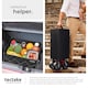 image 8 of Folding Trolley RollRider with Telescopic Handle and Front Swivel Wheels | Black | black | 1