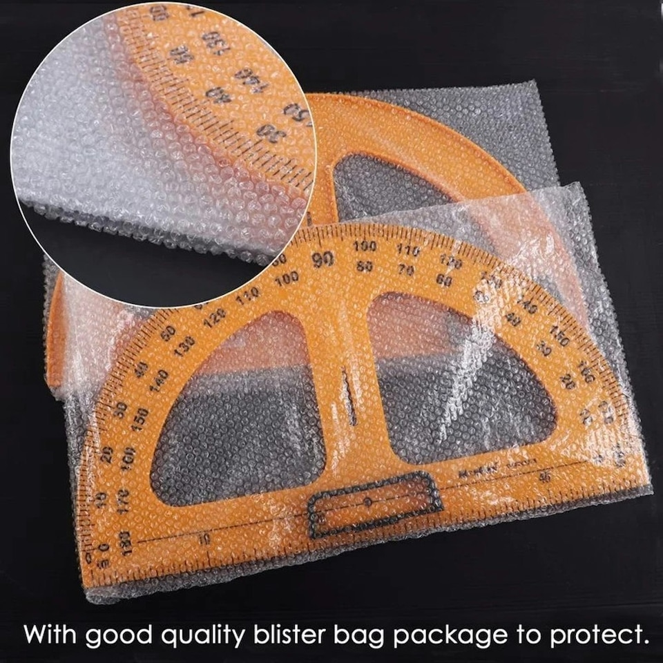 image 1 of 50cm Plastic Removable Handle Teaching Protractor
