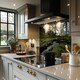 image 2 of Spring in Scotland Valley Designer Splash Back | White
