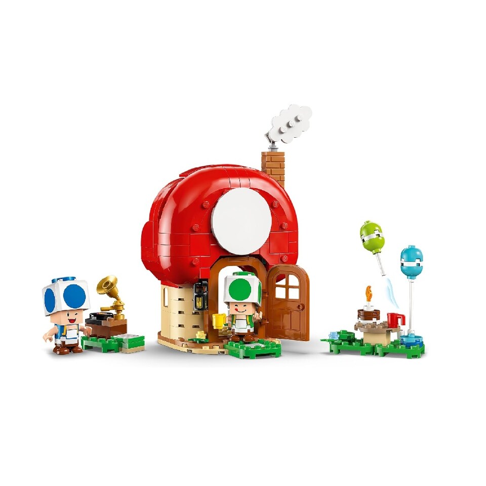 image 1 of Lego Super Mario 72041 Party At Toad's House 276 Piece Set