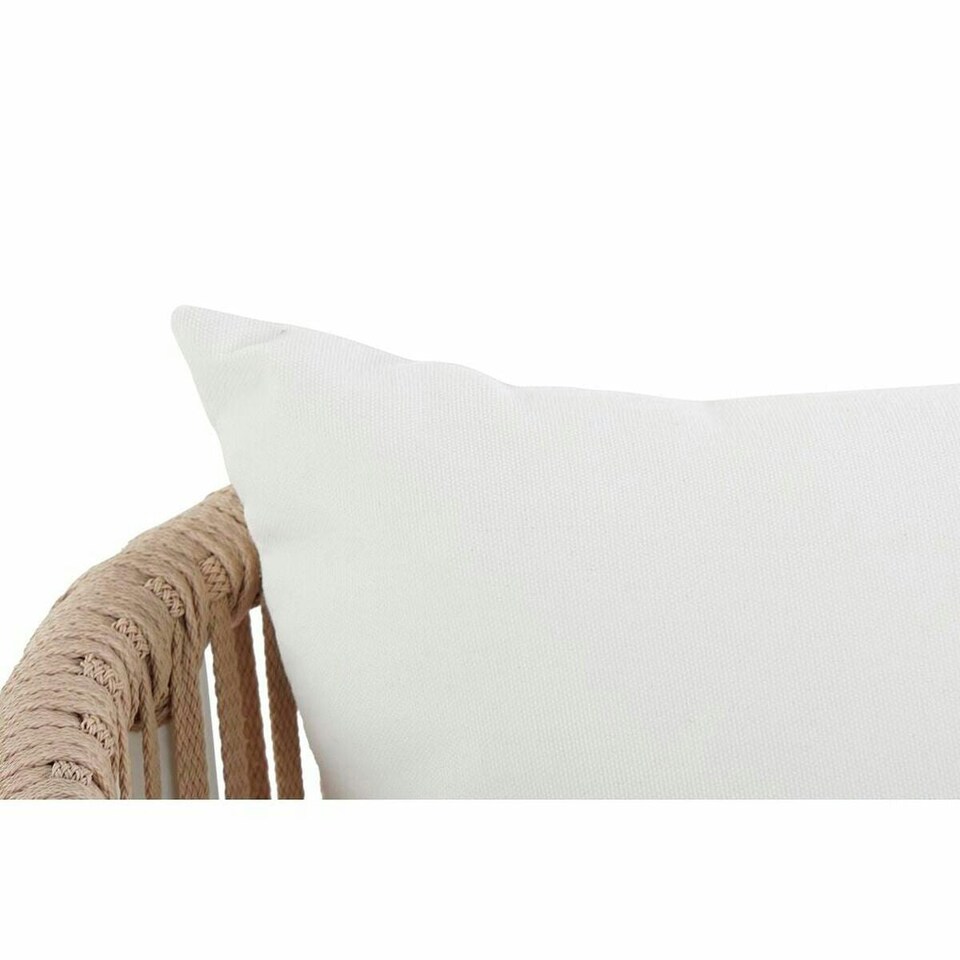 image 1 of Table set with chairs DKD Home Decor Beige 78 cm 163 x 95 x 6 cm Brown