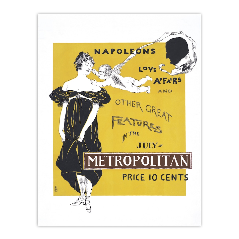image 1 of Napoleon Love Affair Metropolitan Advert Wall Art Print Penfield 12x16"