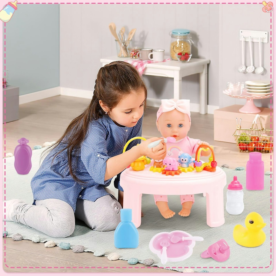 image 1 of Baby Doll Carrier & Feeding Playset