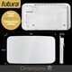 image 8 of Futura 1500W WIFI Curved Designer Electric Radiator Panel Heater White Wall Mounted with Timer and Thermostat