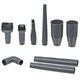image 2 of SPARES2GO Complete Micro Tool Kit Mini Attachments Set Compatible with Numatic Henry Hetty Vacuum Cleaner 32mm PC Desk Car