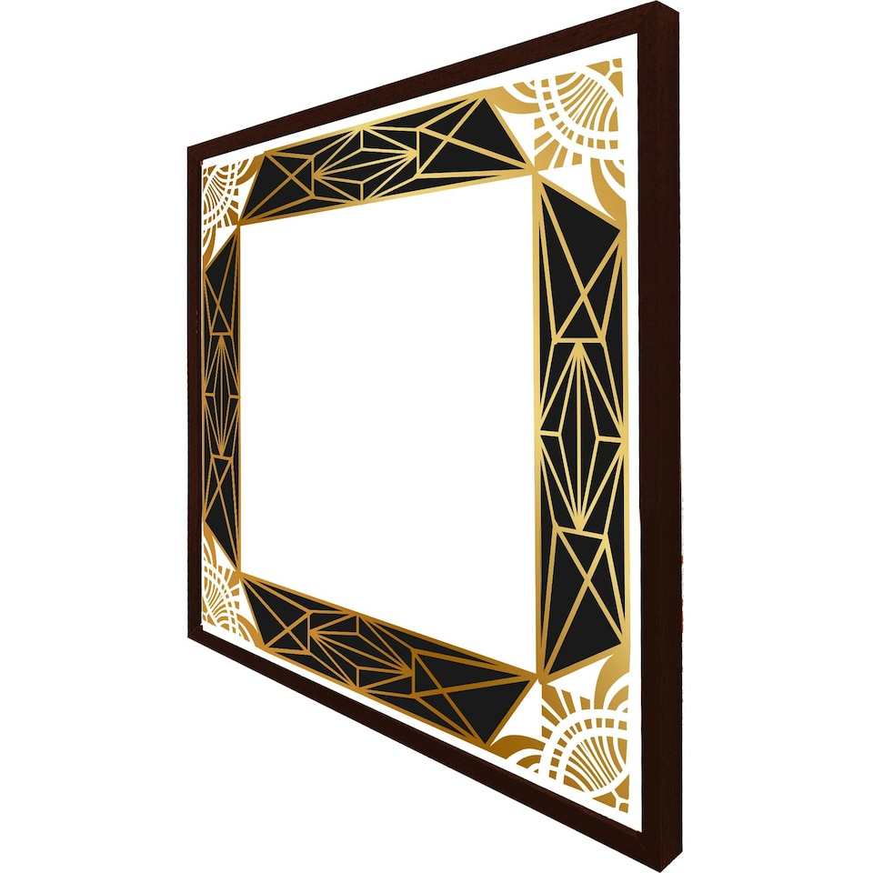 image 1 of Art deco border (Picture Frame) Grey | S