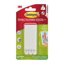 Command 17207 Narrow Picture Strips 5.4kg 4pk - One Colour - One Size