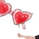 image 2 of Pink Love Heart Shaped Sunglasses Giant Helium Foil Balloon 116cm / 46 in