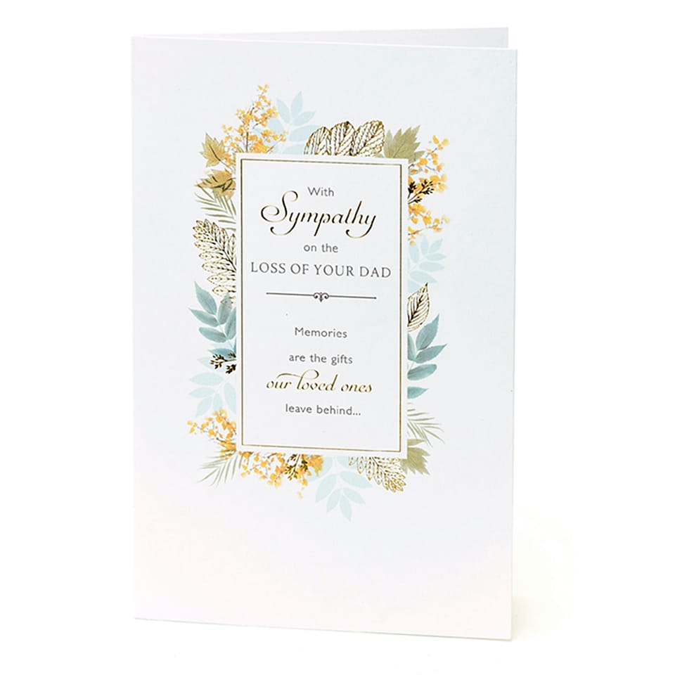 image 1 of Sympathy Loss of Dad Card for Him/Her/Friend