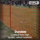 image 5 of Heavy Duty Orange Safety Barrier Mesh Fencing 1mtr x 15mtr | Orange | 1