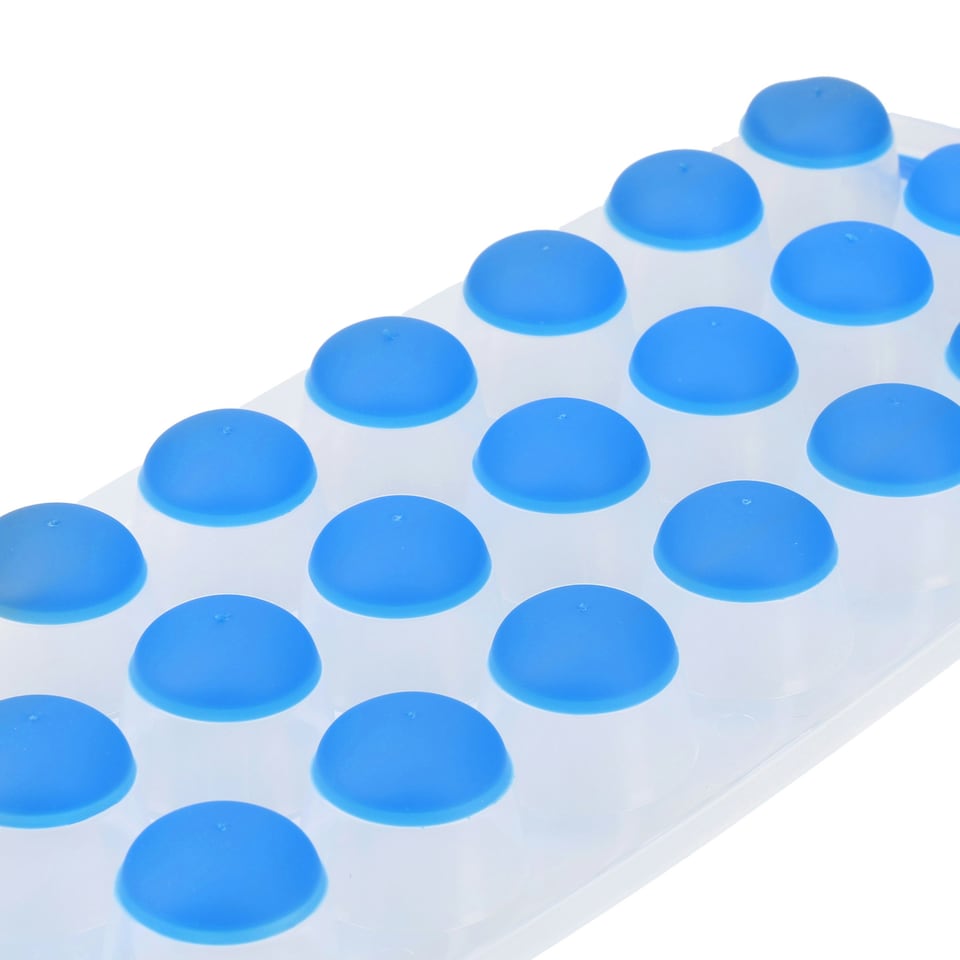 image 1 of Colourworks Blue Pop Out Flexible Ice Cube Tray