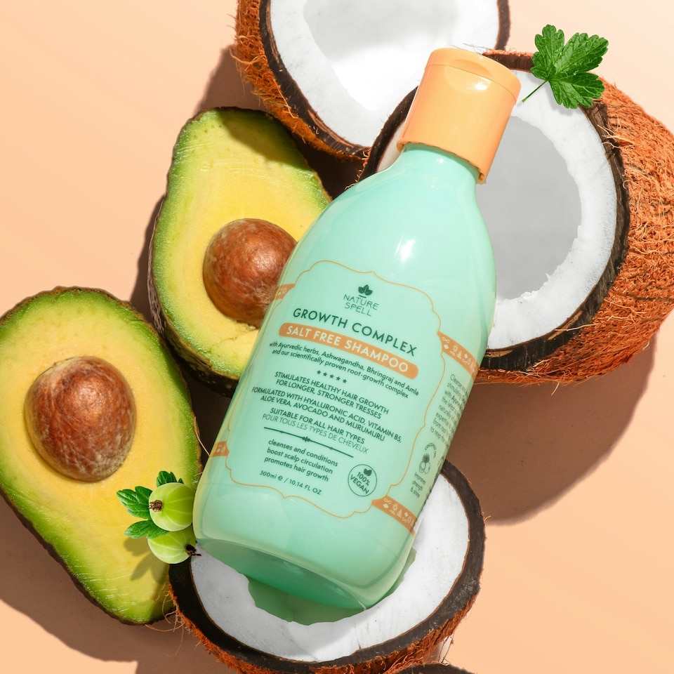 image 1 of Nature Spell Growth Complex Salt Free Shampoo