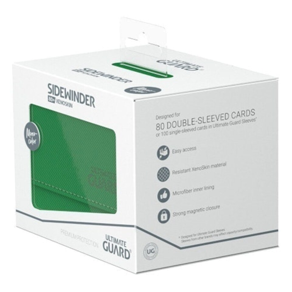 Ultimate Guard - Sidewinder 80+ XenoSkin - Monocolor Green