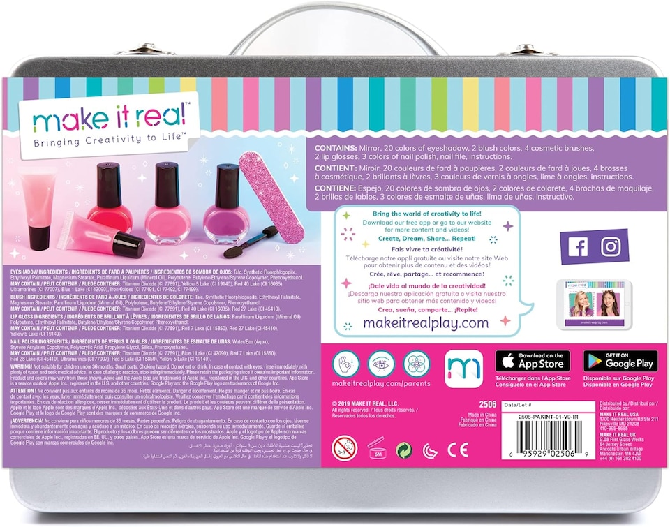 image 1 of All-in-One Makeup Set Starter Cosmetic Kit