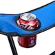 image 4 of Camping Chair Lightweight Folding Portable with Cup Holder and Side Pocket Camp | Blue