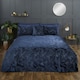 image 2 of Paloma Floral Cotton Duvet Cover Set with Pillowcase Blue | Single