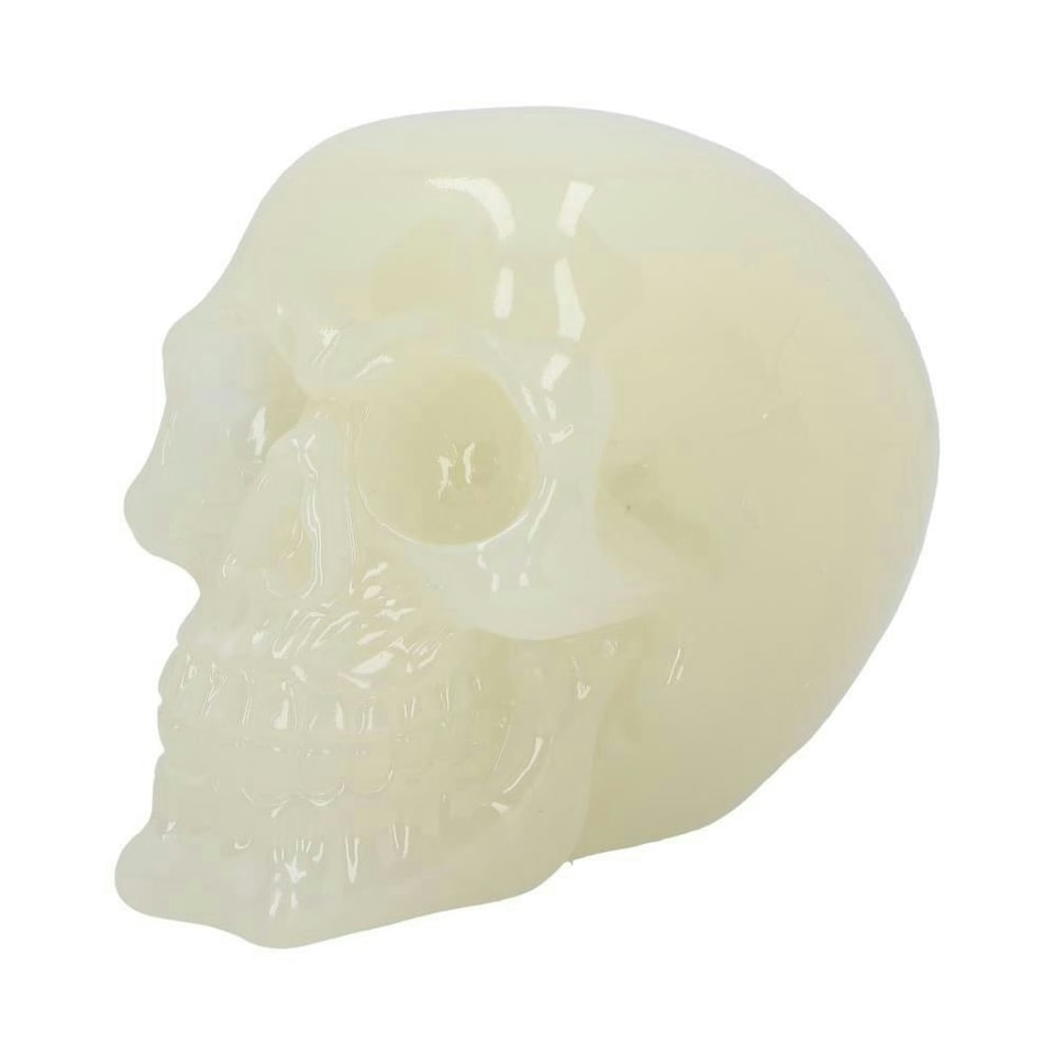 image 1 of Nemesis Now Skull Ornament Glow In The Dark 10cm