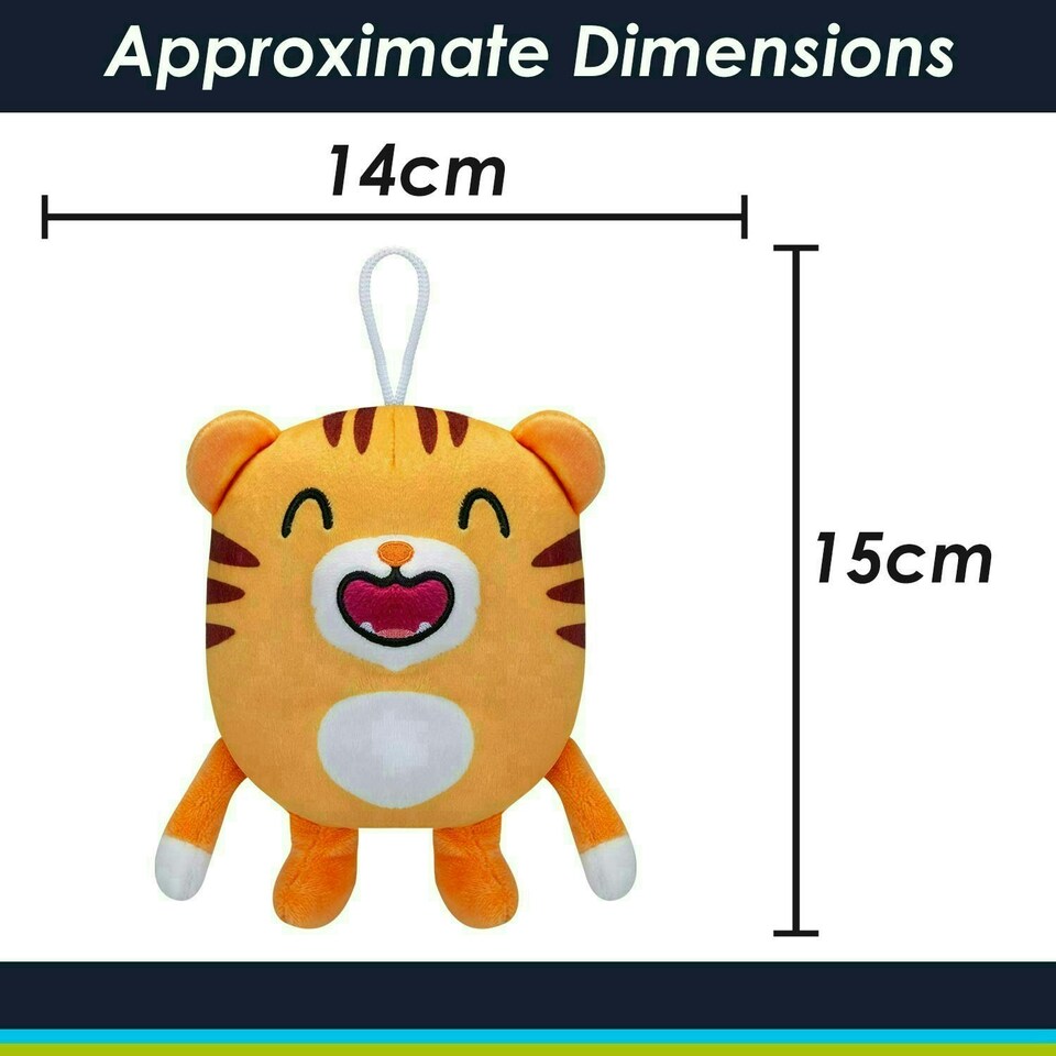 image 1 of Jasper Pinata Smashlings Soft Toy Cute Plushie Huggable Cuddly 15cm Orange
