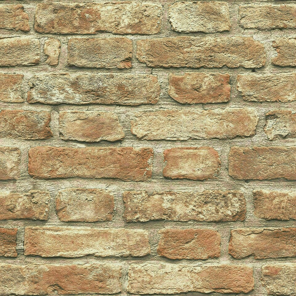 image 1 of NuWallpaper Brick Revival Self Adhesive Wallpaper Multi