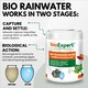 image 5 of Water Butt Kit with Tap, Diverter & Bio Cleaner –  Rainwater Collector for Garden, Balcony & Terrace – Durable Plastic Water Storage Tank White | Water Cleaner