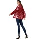 image 3 of Womens sequin jacket | Red | bordeaux | 1