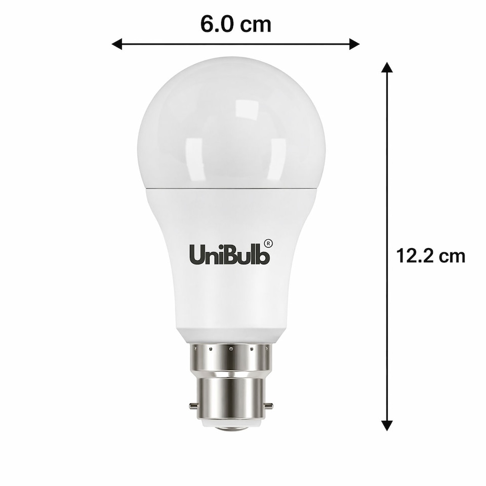 image 1 of UniBulb LED GLS B22 Bayonet Cap (BC) 1521lm 12.6W (Replaces 100W) 2700K (Warm White) Dimmable Light Bulb - Pack of 1 | White | Warm White | 1