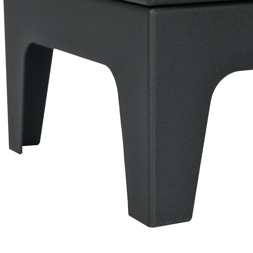 image 1 of HOMCOM Freestanding Ethanol Fireplace, Steel Bioethanol Fireplace with Stainless Steel Flame Snuffer, 0.9L Tank, 3 Hours Burning Time for Indoor, Black | Black