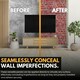 image 3 of NOVECRAFTO 3D Retro Brick Wall Panels – 6 Sheets, Covers 2.76 sqm (29.76 sq ft), 96x48cm – Old Red Brick Effect PVC Cladding for Kitchen, Office, Living Room