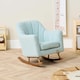 image 5 of Tutti Bambini Jonah Mini Me Children's Rocking Chair - Boucle Ocean Stone Blue
