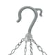 image 9 of JVL 3 Tier Airer with Oval Sock Dryer, Stainless Steel, White, Medium