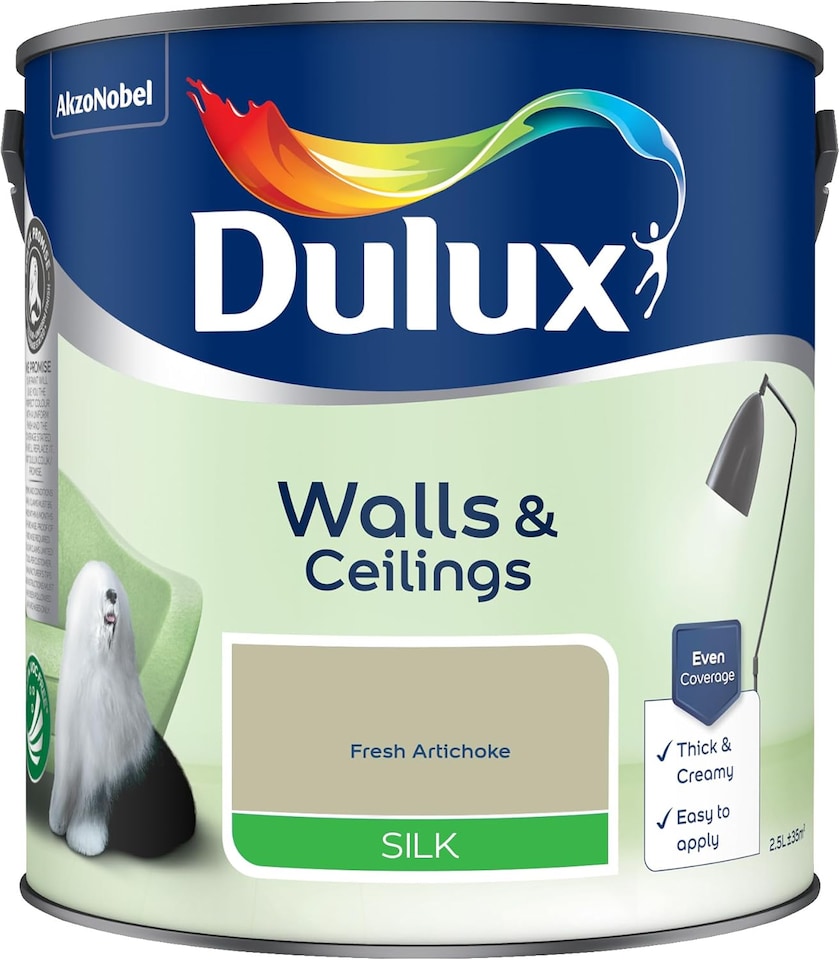 image 1 of Dulux Silk Fresh Artichoke 2.5L