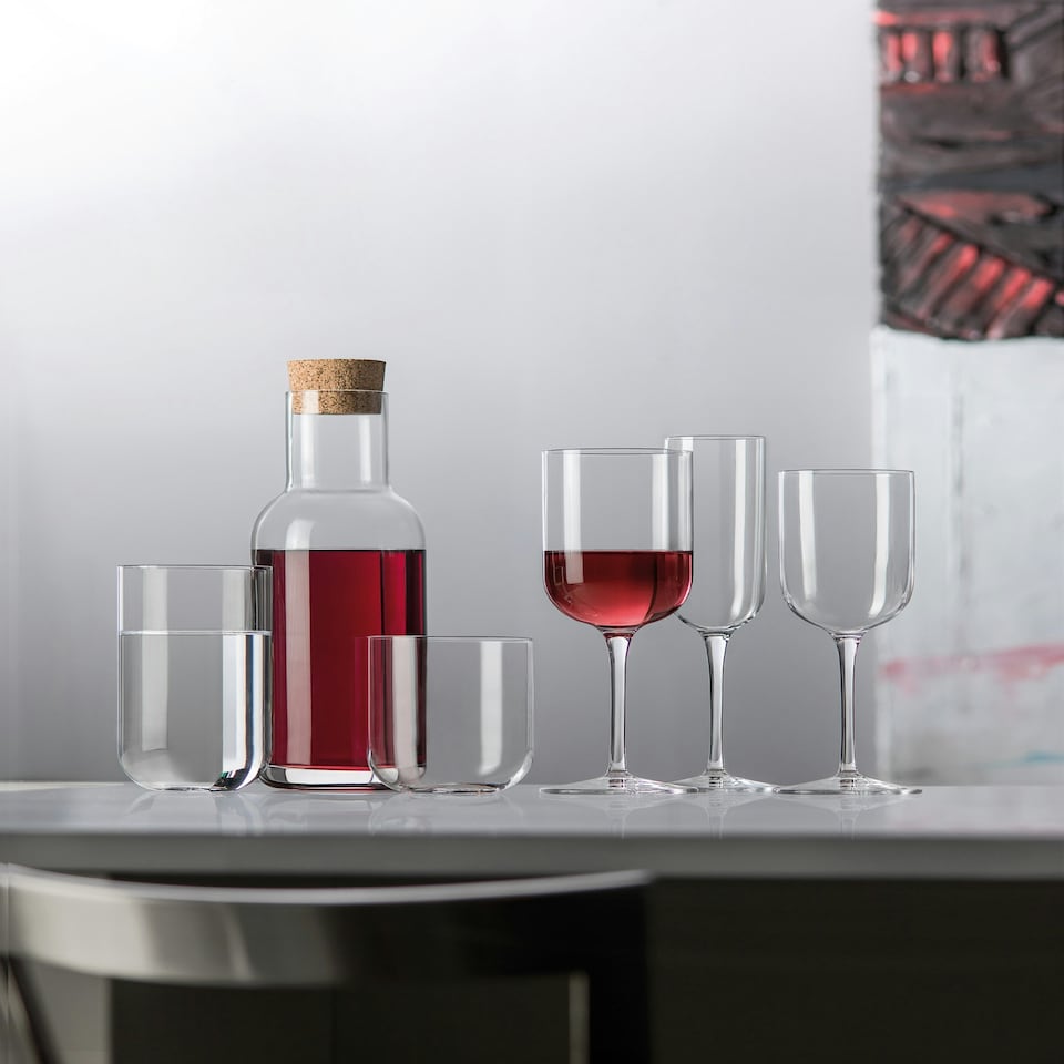 image 1 of Luigi Bormioli Sublime Red Wine Glasses Set 400 ml Crystal Glassware - Pack of 4