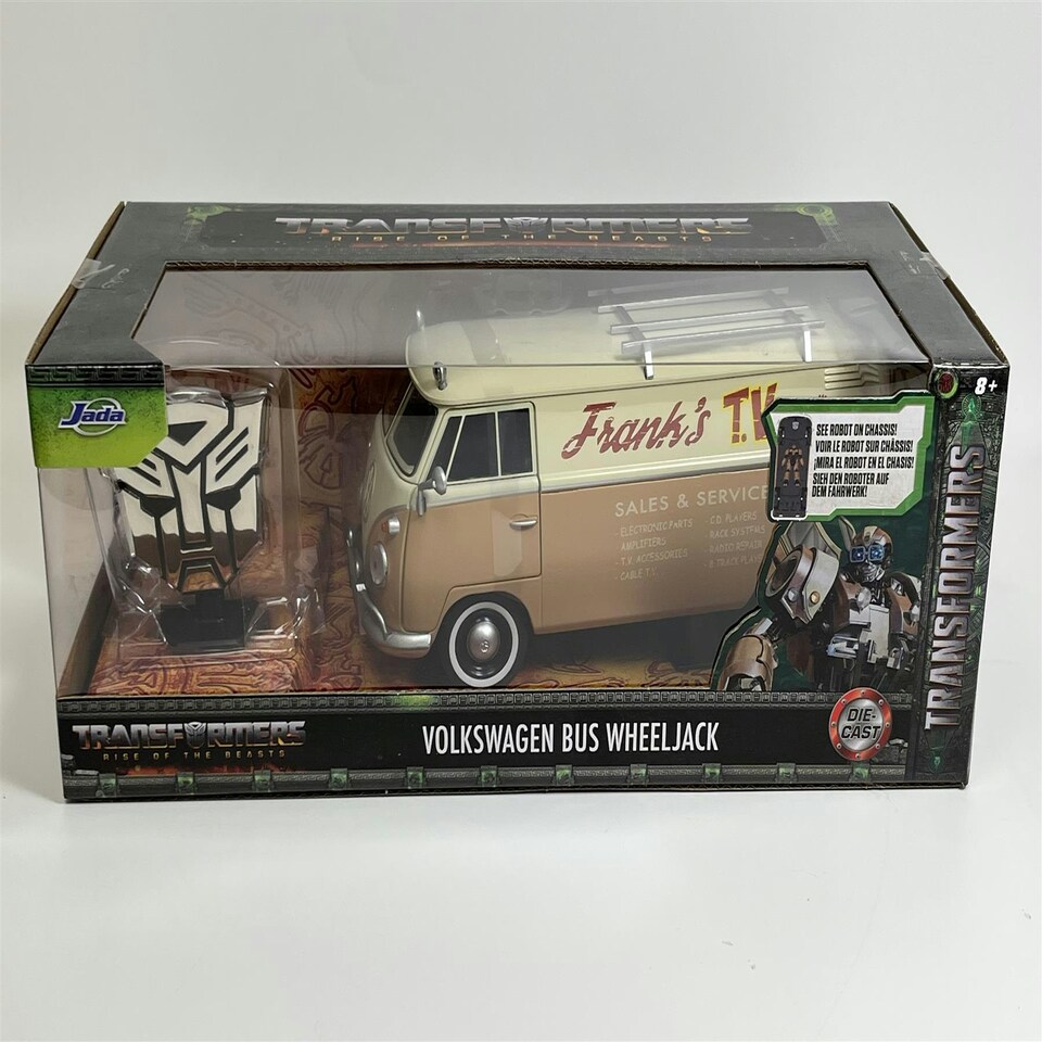 image 1 of Transformers Rise Of The Beasts Volkswagen Bus Wheeljack 1:24 Jada 253115013 34264