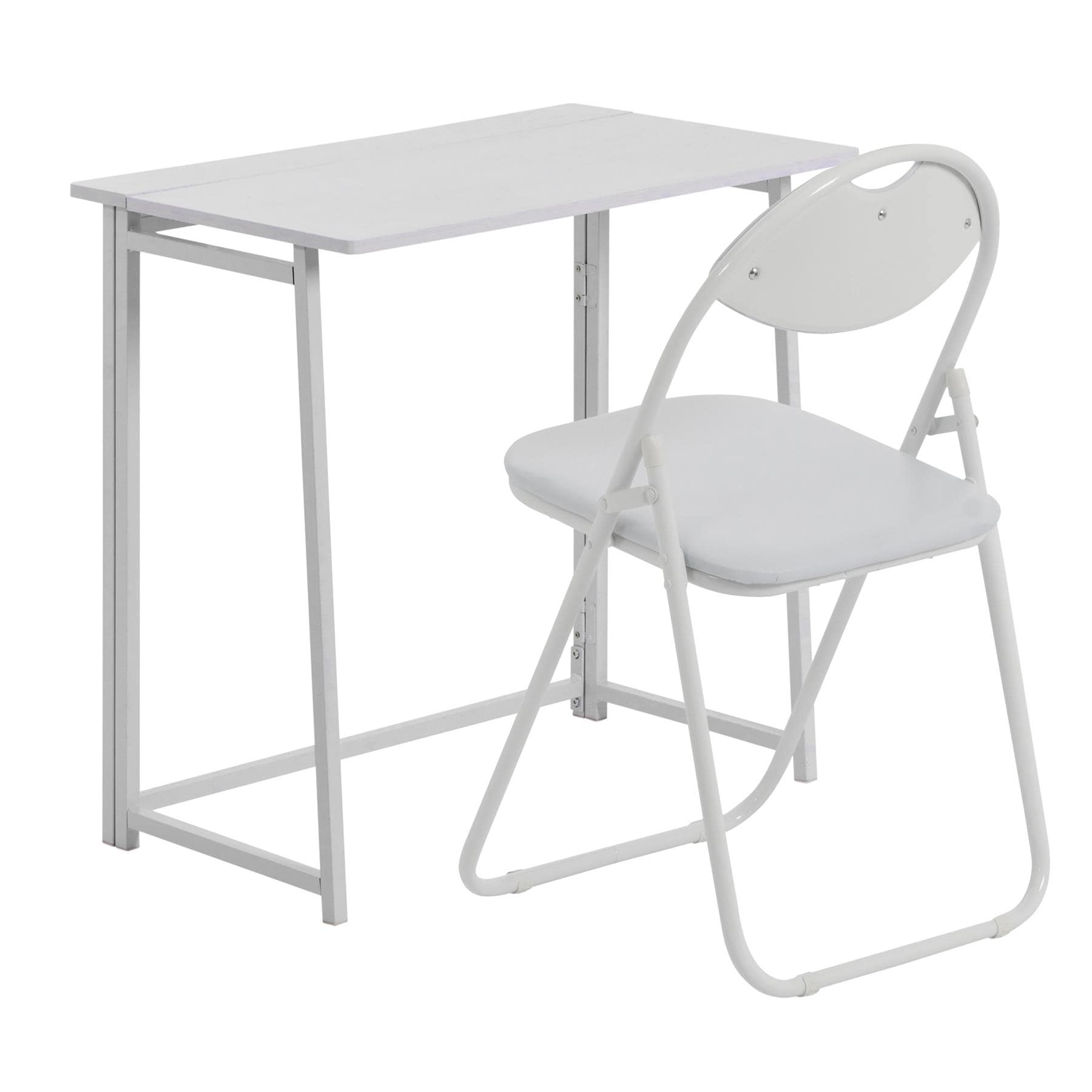 Harbour Housewares Deluxe Folding Wooden Desk & Chair Set