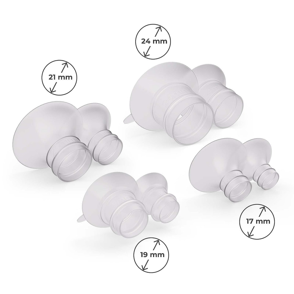 image 1 of Kinderkraft GentleFlow Double Electric Breast Pump 3 Modes 9 Levels 1800 mAh Battery