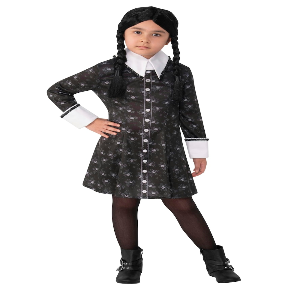 ADD- WEDNESDAY ADDAMS CHILD - Small - RUBIES S