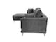 image 4 of The 3 Seater Nova Lounger Right Corner Sofa in Grey or Cream | Grey | One Size