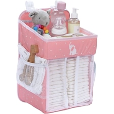Baby Nappy Caddy Organiser | Hanging Nursery Storage with Multiple Pockets