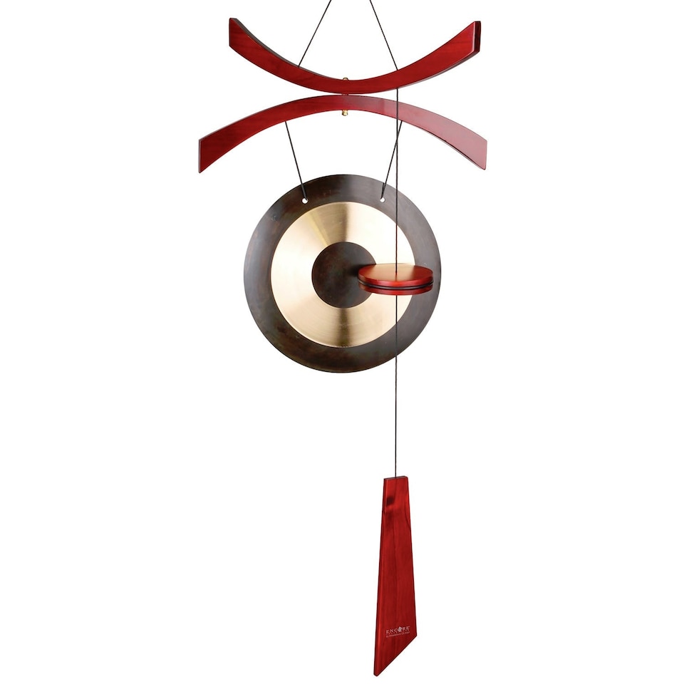 image 1 of Woodstock Outdoor Brass Wind Gong