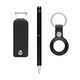 image 2 of Swiss Peak Tula Recycled PU Pen Gift Box Set (Pack of 3) - Black - One Size
