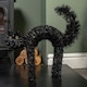 image 3 of 42cm Black Scaredy Cat with Arched Back Halloween Decoration