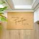 image 7 of Personalised Couples Rectangle Indoor Doormat