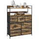 image 1 of HOMCOM Bedroom Chest of Drawers 7 Drawer Dresser w/ Shelves