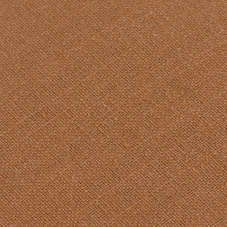 image 1 of Yard Slub Cotton Cushion | Brown | Toffee
