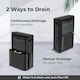 image 7 of COSTWAY 25L/D Dehumidifier with 4 Modes & 3-Color Indicator Black